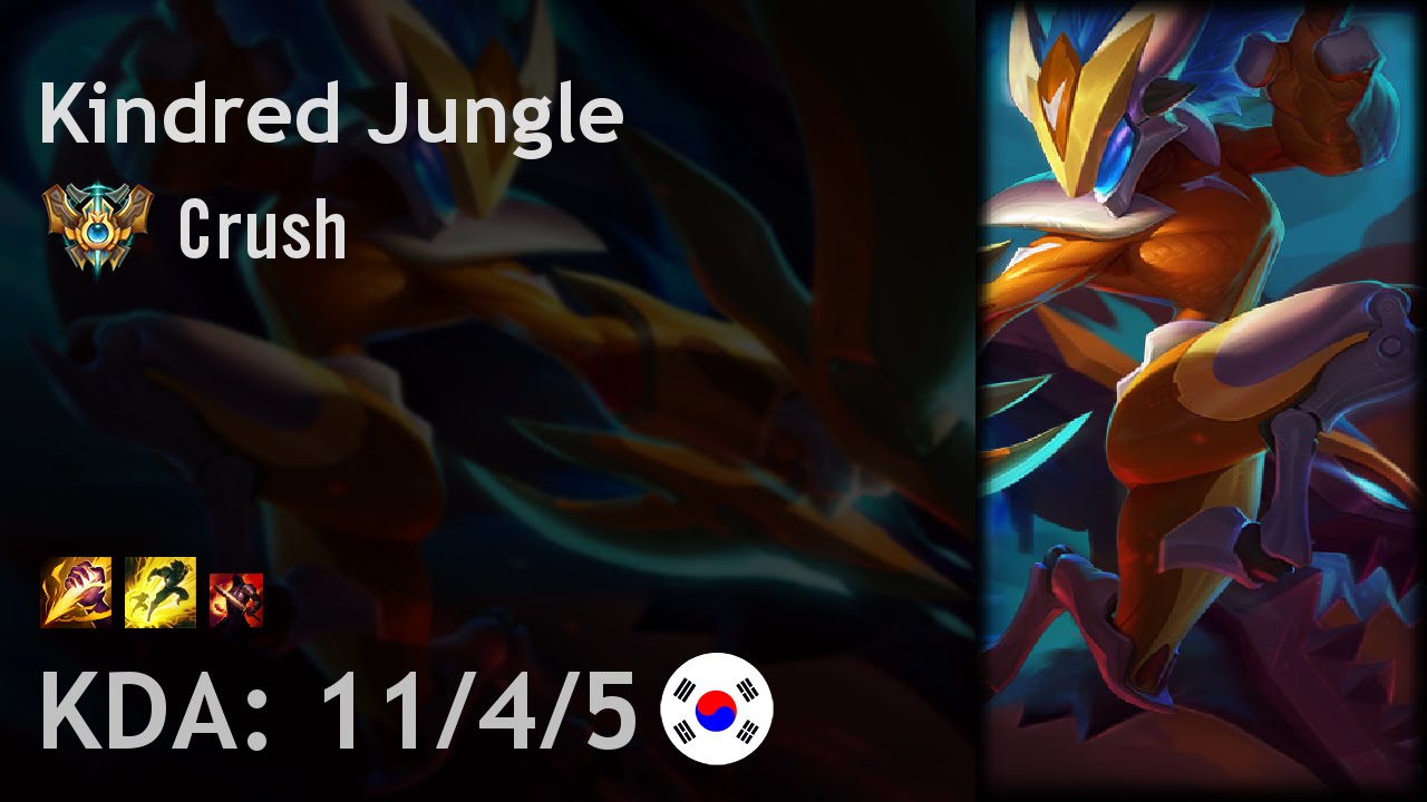 Kindred Jungle vs Lee Sin - Crush - KR Challenger Patch 6.17