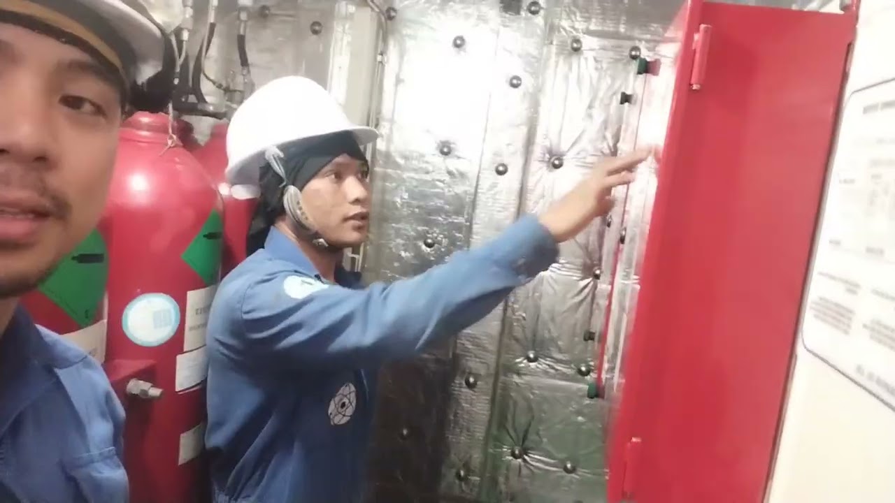 CO2 Carbon Dioxide Fixed extinguishing System onboard a vessel🛳️💨