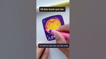 Học vẽ quả táo trong một phút 🍎 #giovamay #shorts