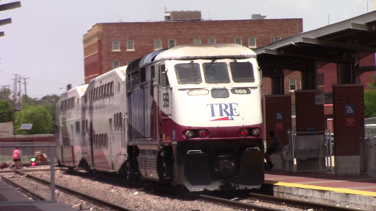 TRE Departure from Fort Worth Intermodal Station. YouTube
