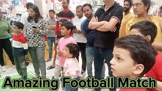 football competition for young children ! amazing children football match !lulu hypermarket
