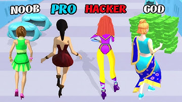 NOOB vs PRO vs HACKER vs GOD - Sandwich Runner , Money Run 3D ...