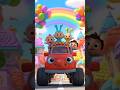 🔴 Red Truck Red Truck Driving Down The Road! 🚚🌈 #shortsrhymes #nurseryrhymes
