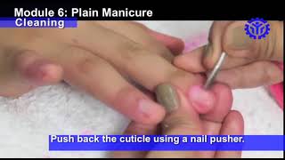 TESDA VIDEO DEMONSTRATION- PLAIN MANICURE
