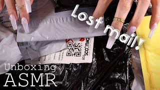 ASMR Lost Mail Unboxing (🎧 soft spoken, crinkles, tapping, scratching) screenshot 4