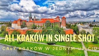 All Kraków i single shot. "Cały Kraków w jednym ujęciu" With txt. en & pl