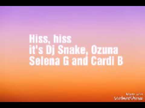 Dj Snake, Selena Gomez, Cardi B and Ozuna – Taki Taki (lyrics video)