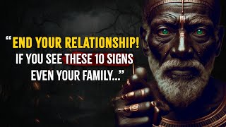 Knowing When to Say Goodbye: 10 Relationship Red Flags | African Proverb