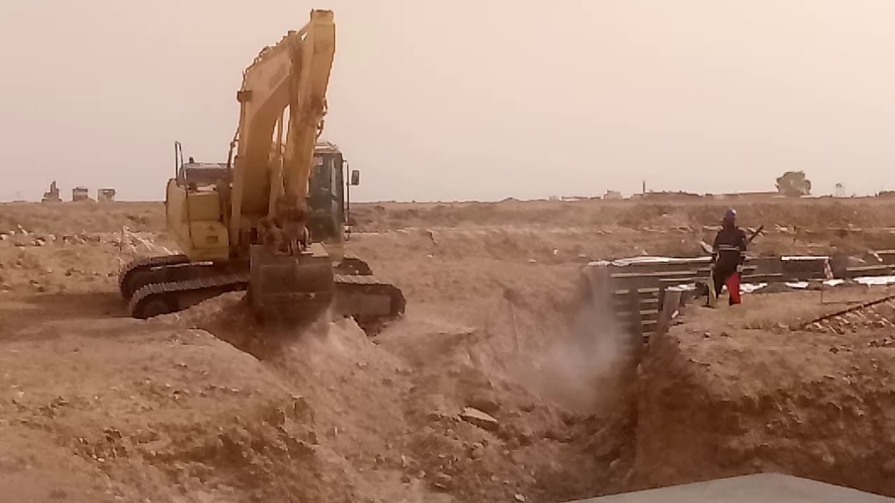 Excavator Operator Pakistani In Saudi Arabia kamstus Model pc200 Backhoe Al Rawabi YouTube