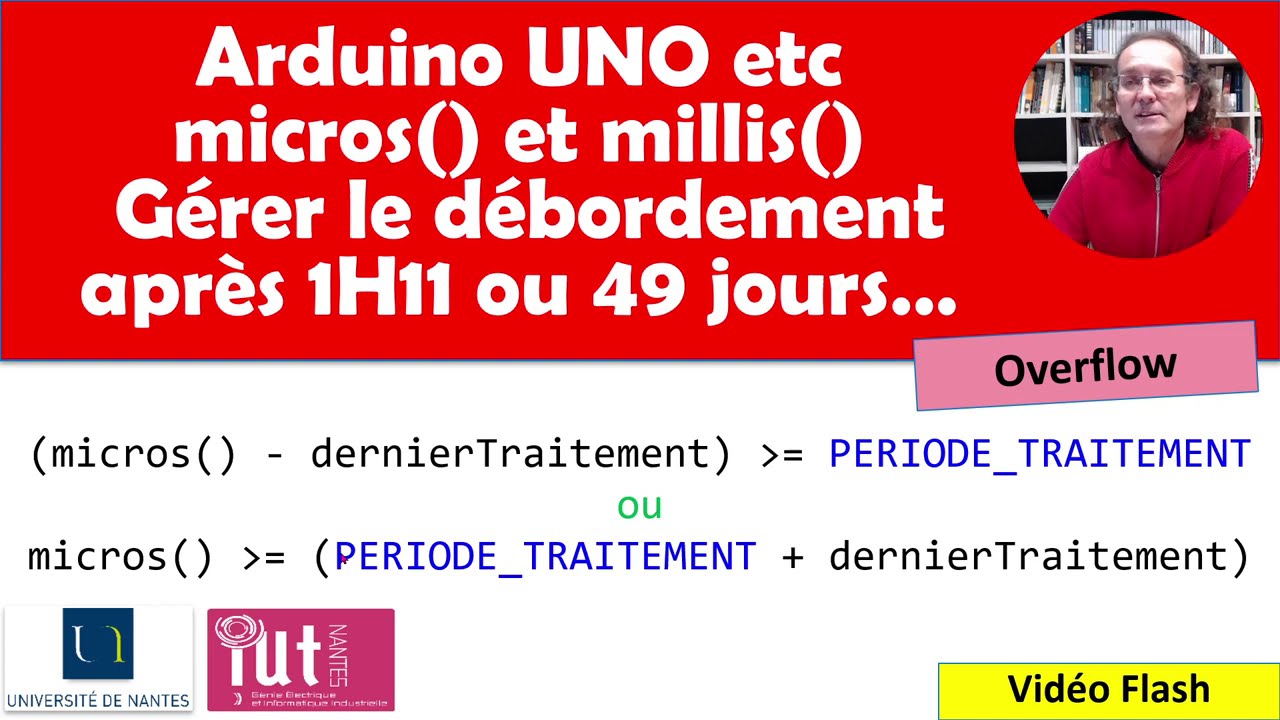 Arduino UNO etc : Gérer les débordements de micros() et millis() après 1H11... et 49 jours...