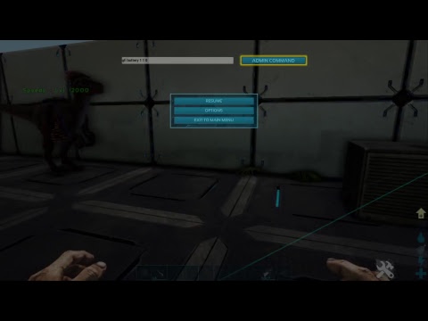 Ark  testing some admin commands - YouTube