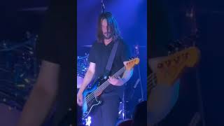 Keanu Reeves playing bass with his alternative rock band, Dogstar, in Charlotte at The Underground.