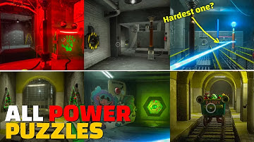All Power Restore Puzzles - Poppy Playtime Chapter 2