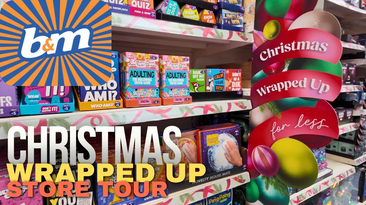 B&M Store Tour - Christmas Wrapped Up for Less