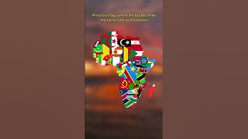 Africa But Flags Where the Top Becomes the Same Color as the Bottom #map #colors #shorts #africa