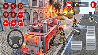 Game Fire Truck Driving Simulator 2026 - Mobil Pemadam Kebakaran - Simulator Android Gameplay 3156 screenshot 2