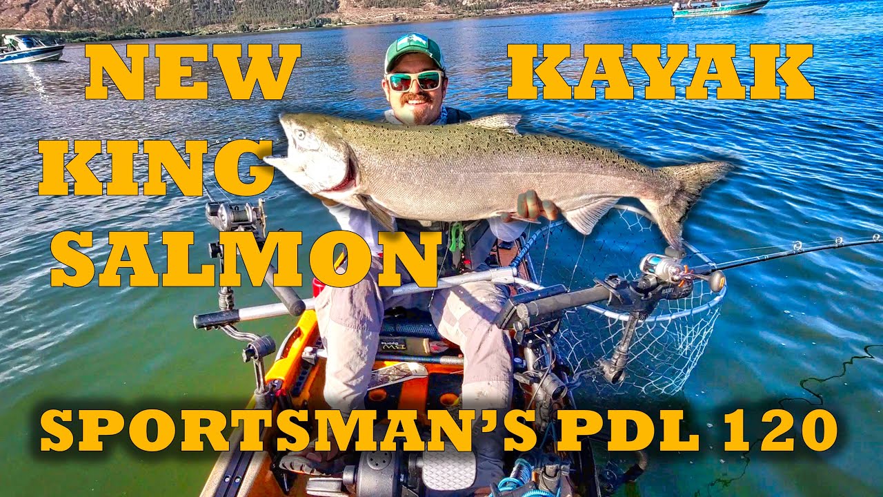 King Salmon Fishing in My New Kayak [Old Town Sportsman's PDL 120 vs