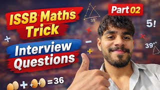 Most Frequently Asking Maths Questions in ISSB Interview | Egg Maths part 02 | Mujtaba Habib