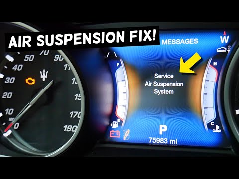 MASERATI Service Air Suspension System Maserati Levante Ghibli Quattroporte