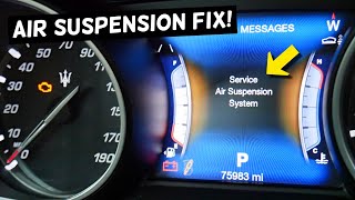 MASERATI Service Air Suspension System Maserati Levante Ghibli Quattroporte