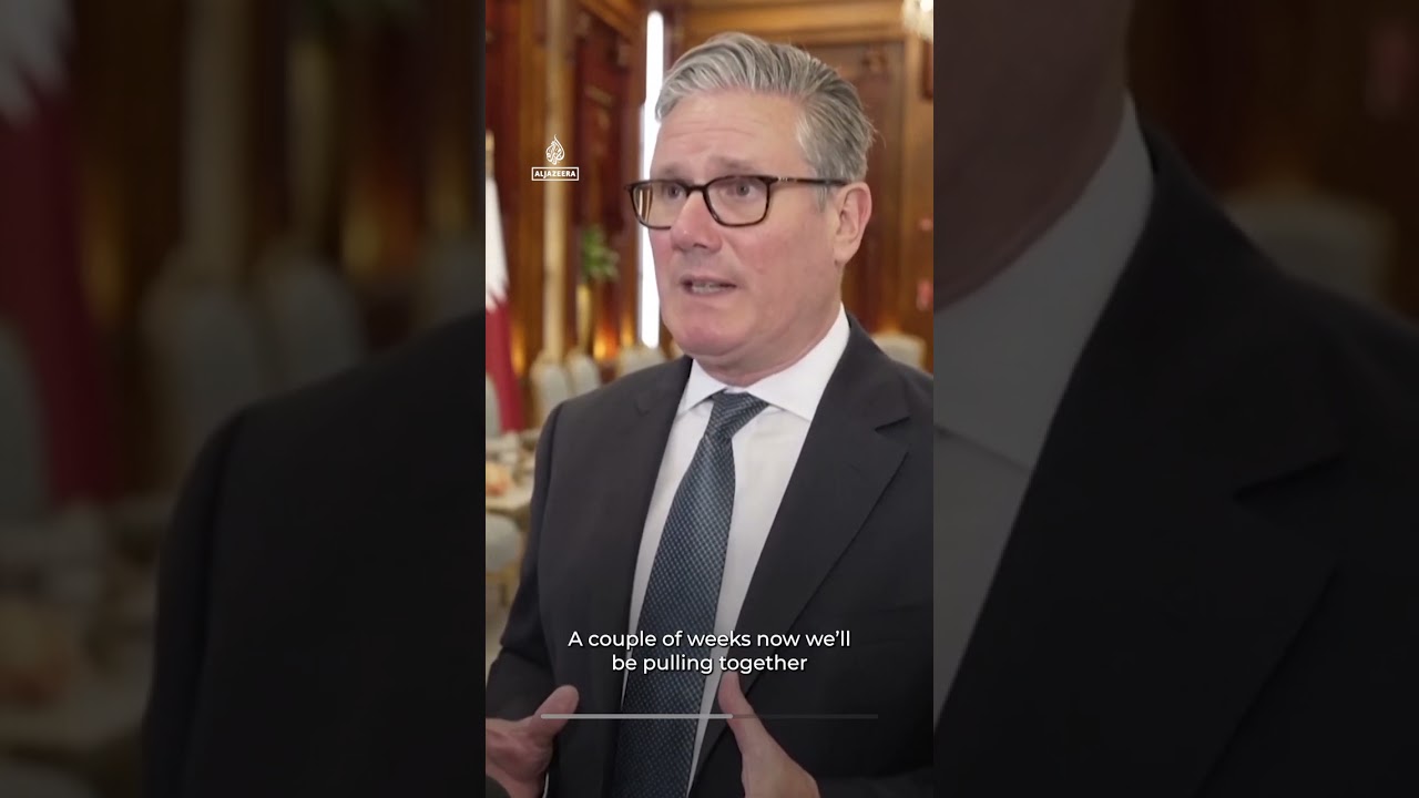 Starmer and Trump talked military options to reopen Strait of Hormuz | AJ #shorts