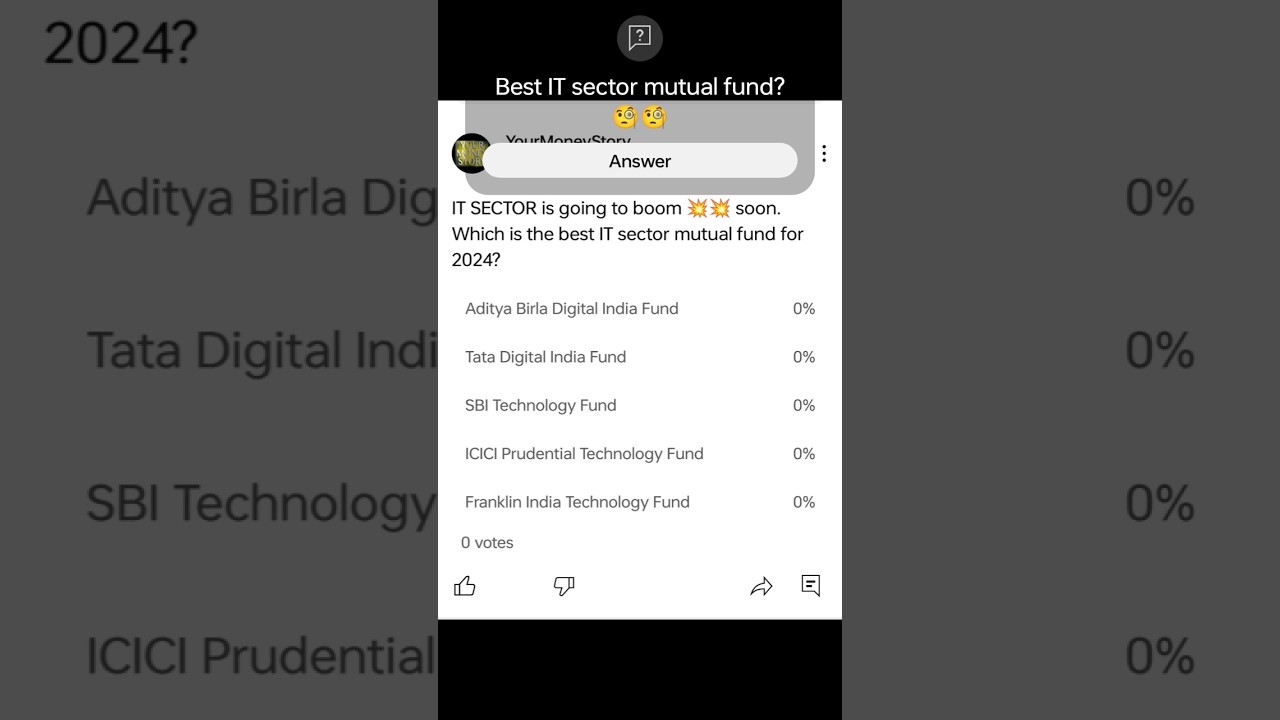 Top IT sector mutual fund | Best technology mutual fund in 2024 