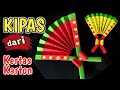 Cara Membuat Kipas dari Kertas Karton - Kipas dari Kertas Karton sbdp kelas 3 tema 6