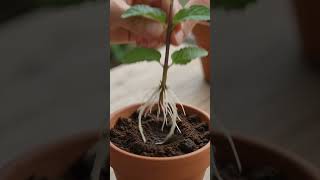 Grow fresh mint in pots using this easy trick #mint #garden #shorts