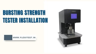Bursting Strength Tester Installation Flexitest