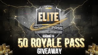 50 ROYALE PASS GIVEAWAY SEASON 15 | BIGGEST RP GIVEAWAY | PUBG MOBILE | SKYLIGHTZ GAMING screenshot 2