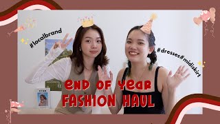 LAZADA HAUL: Váy Đầm và Túi Xách Local Brand Cho Dịp Giáng Sinh & Tết | Trang & Tiên