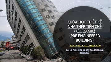 KHÓA HỌC NHÀ THÉP TIỀN CHẾ  (KÈO ZAMIL) BUỔI SỐ 14: TÍNH CHẤT CƠ BẢN CỦA TẢI TRỌNG ĐỘNG ĐẤT
