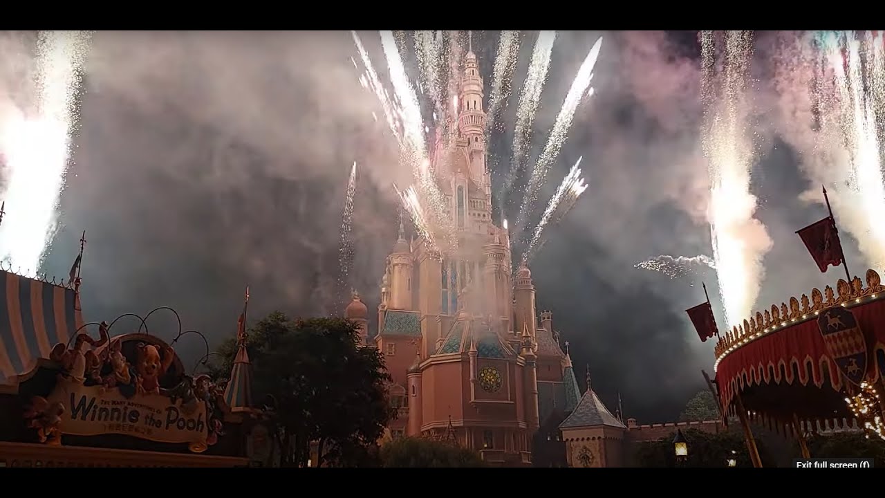 Disney Momentous Finale (Castle's left backside) (18th June, 2022, Launch Day)