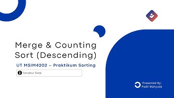 Praktikum Pengurutan Data Merge Sort dan Counting Sort – Java (Tugas 2 UT)