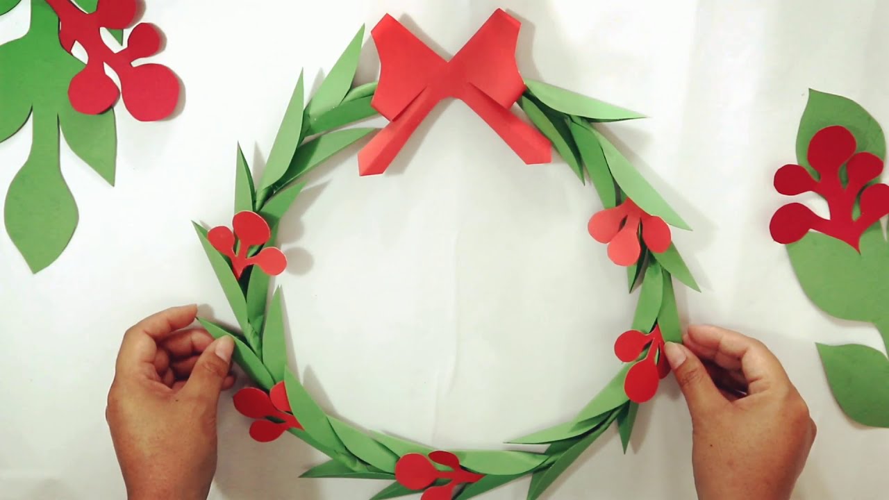 Cara Membuat Kartu Natal Diy Christmas Card Hiasan Natal Kreatif Tema White Christmas Youtube
