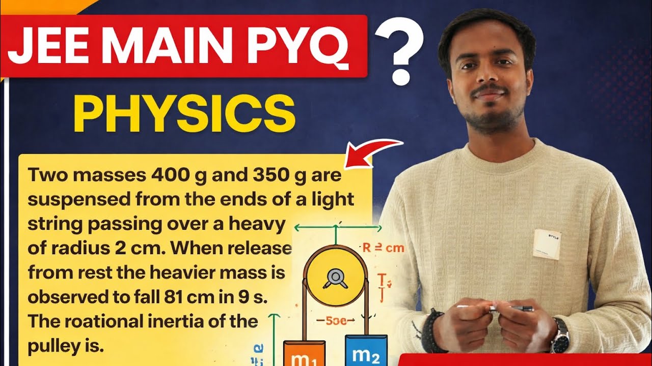 Can You Solve This JEE Main 2026 Physics Question? | Rotational Dynamics