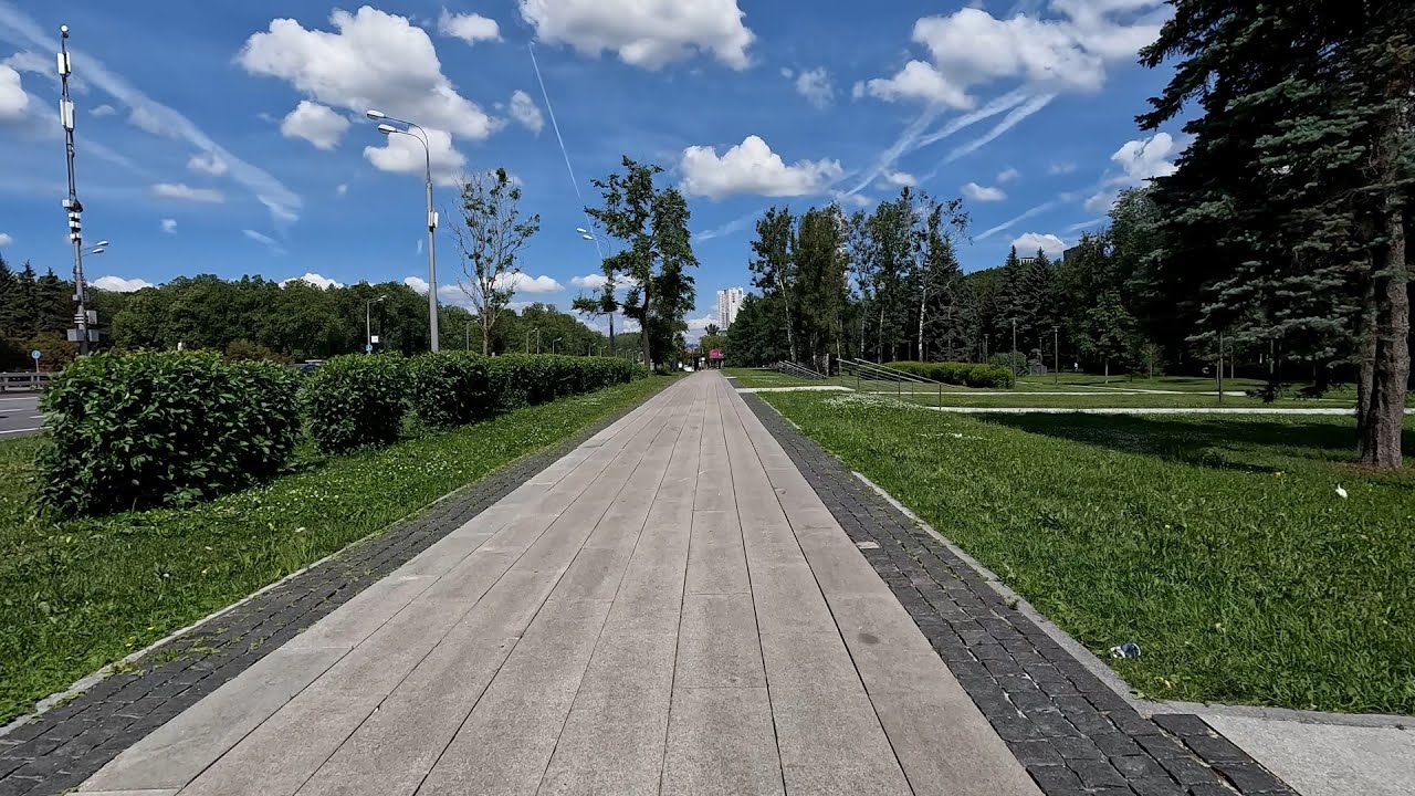 Левобережная, Химки, набережная, велопокатушка с женой - YouTube