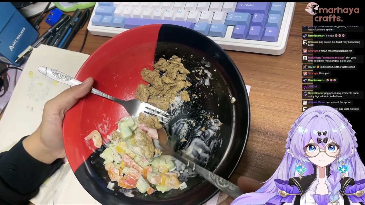 Jan. 22 || Eat yummy chicken and draw on my sketchbook with me!