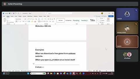 BCS111 Computer Virus by Ashish Rajput Sir 13 Nov