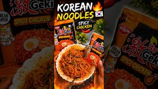 Korean Spicy Noodles Challenge 🌶️🔥|Korean Noodles Ka Asli Test|Korean noodles recipe #viral #shorts
