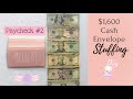 $1,600 CASH ENVELOPE STUFFING | Sinking Funds | 2021 SAVINGS CHALLENGES | April Paycheck