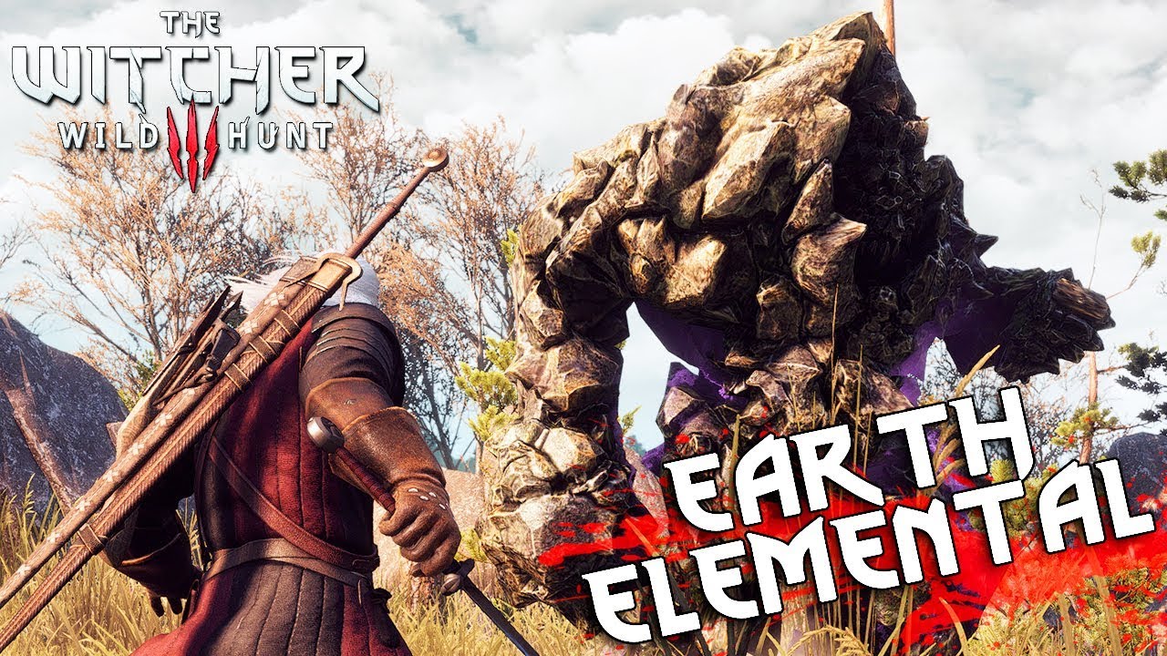 The Witcher 3 Contract Earth Elemental Doors Slamming Shut