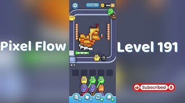 🎮 Pixel Flow Level 191 Walkthrough | Go Answer 🧩✨