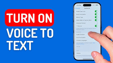 How to Turn On Voice to Text on iPhone