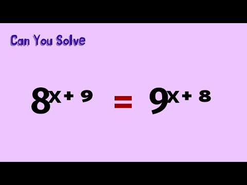 A Nice exponential problem ‼️ Nice Olympiad question || Math problem ...