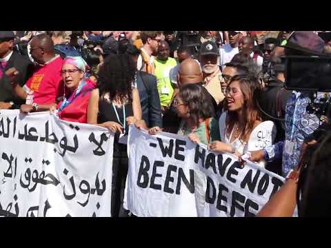 Hundreds Protest at