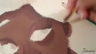 Head in the Clouds Gouache Painting Speedpaint