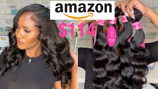 Amazon Human Hair! BEST Affordable AMAZON Virgin Hair Bundles