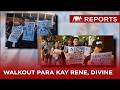 Walkout para kay Rene, Divine | NewsWatch Reports