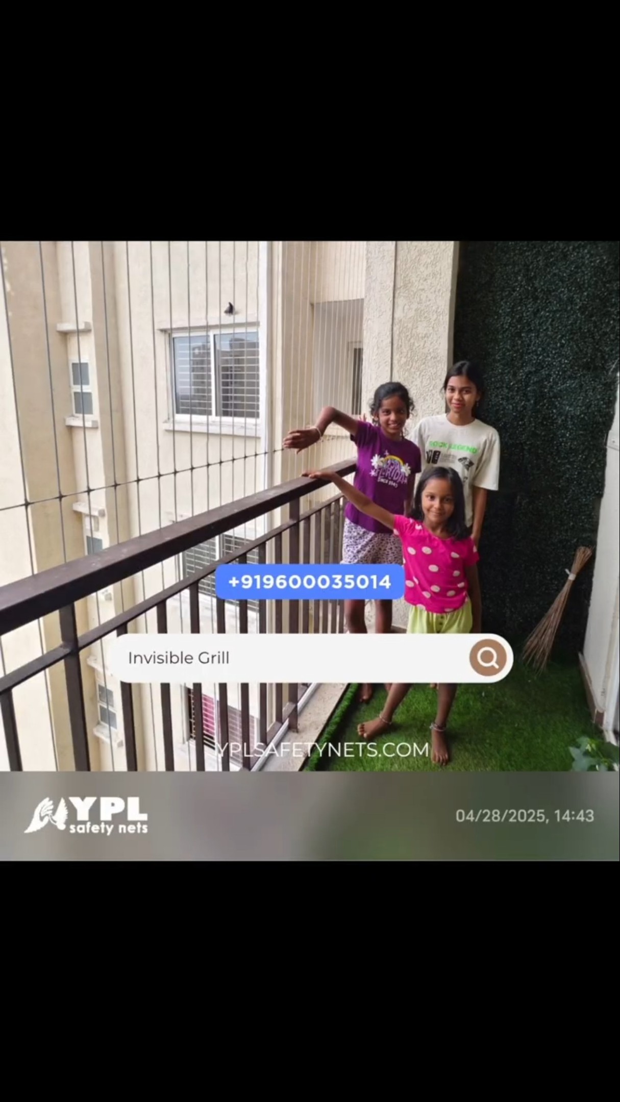 YPL Invisible Grills | Chennai Safety Solutions — YPL Safety Nets video thumbnail